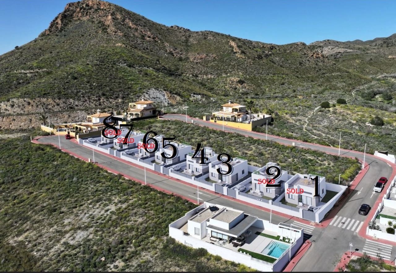 3 bedroom Villa for sale in Mazarron with pool garage - € 239,000 (Ref: 9100098)