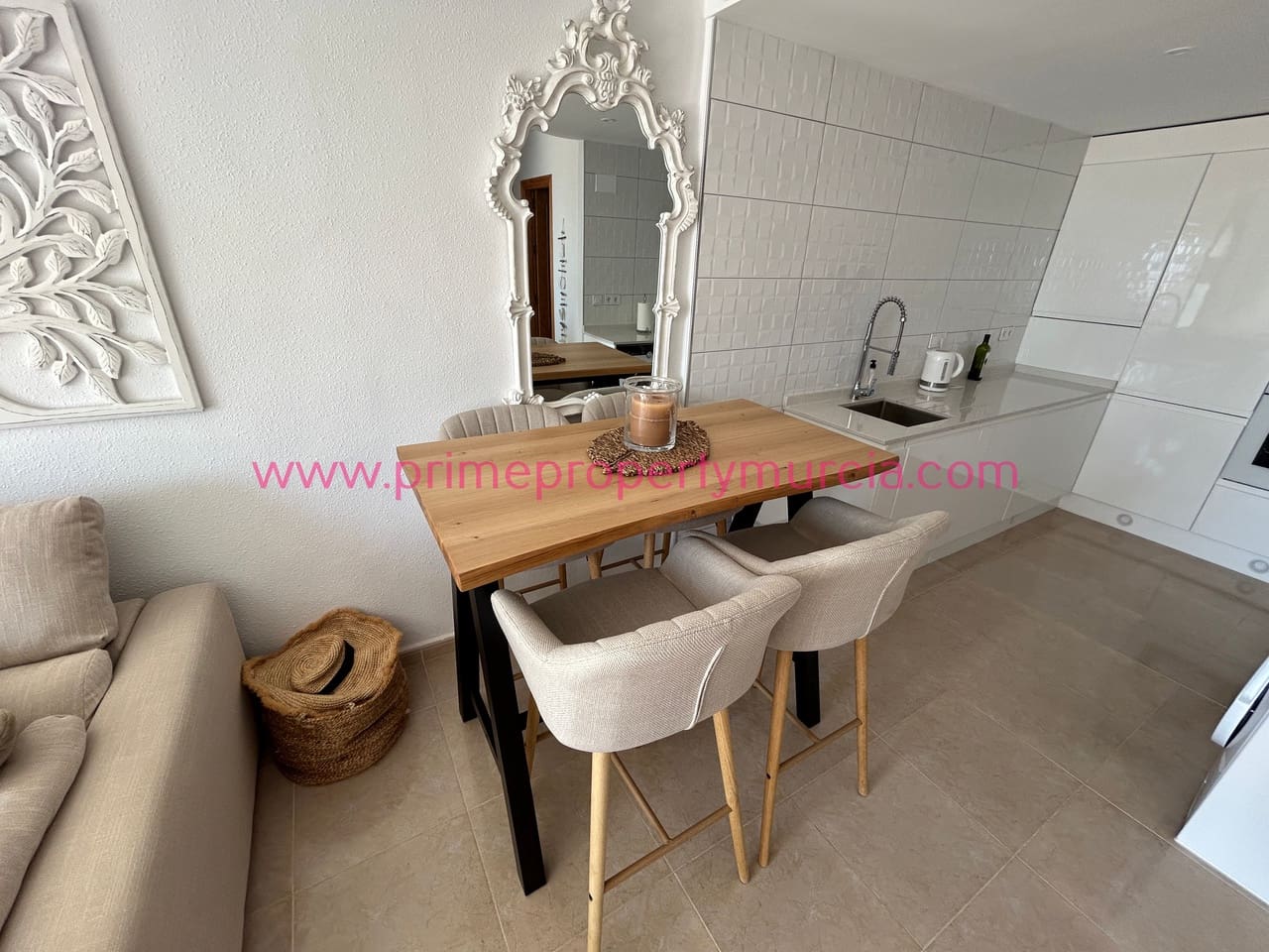 2 soveværelse Lejlighed til salg i Bolnuevo med swimmingpool garage - € 149.950 (Ref: 9133545)