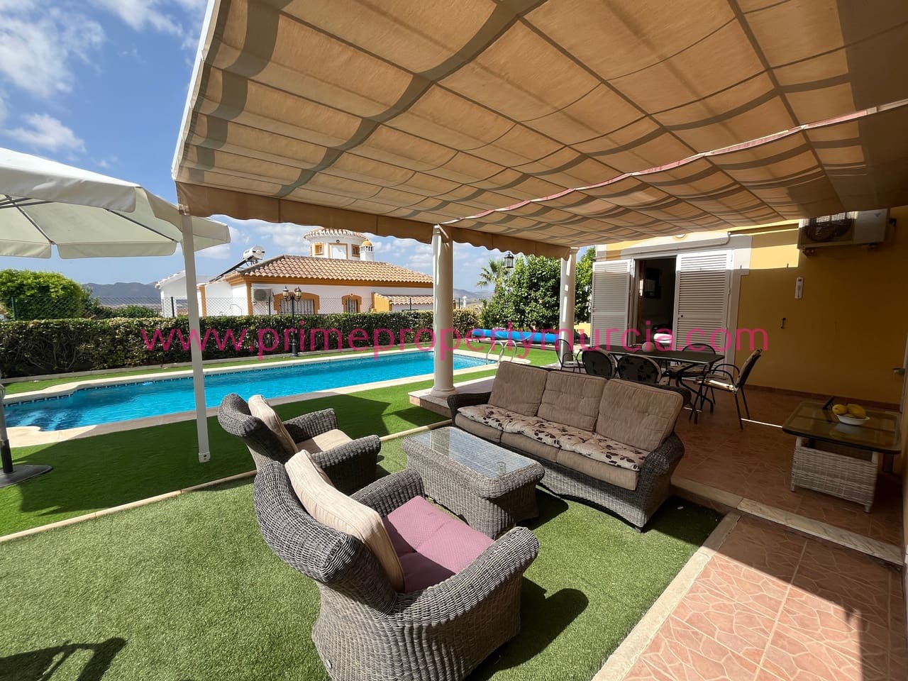 3 bedroom Villa for sale in Mazarron with pool garage - € 325,000 (Ref: 9135577)
