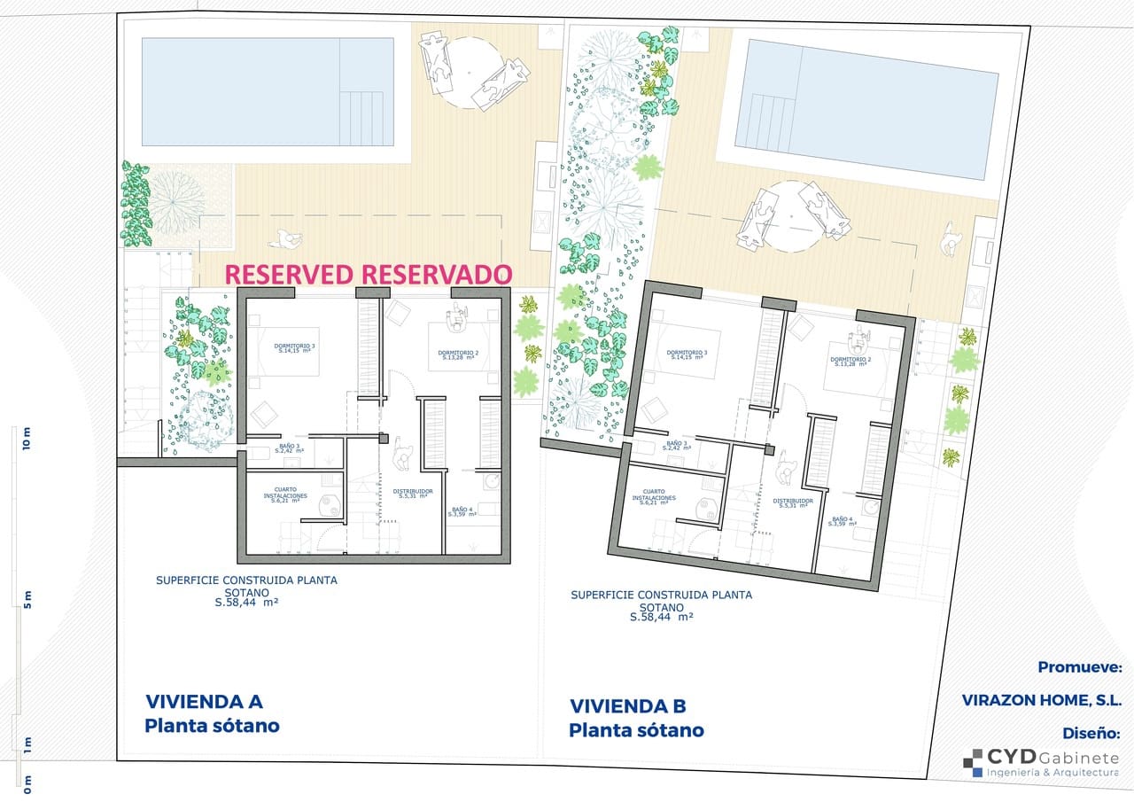 2 bedroom Villa for sale in Mazarron with pool garage - € 281,000 (Ref: 9194929)