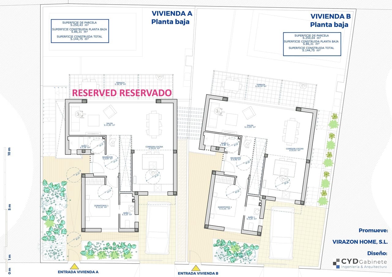 2 bedroom Villa for sale in Mazarron with pool garage - € 281,000 (Ref: 9194929)