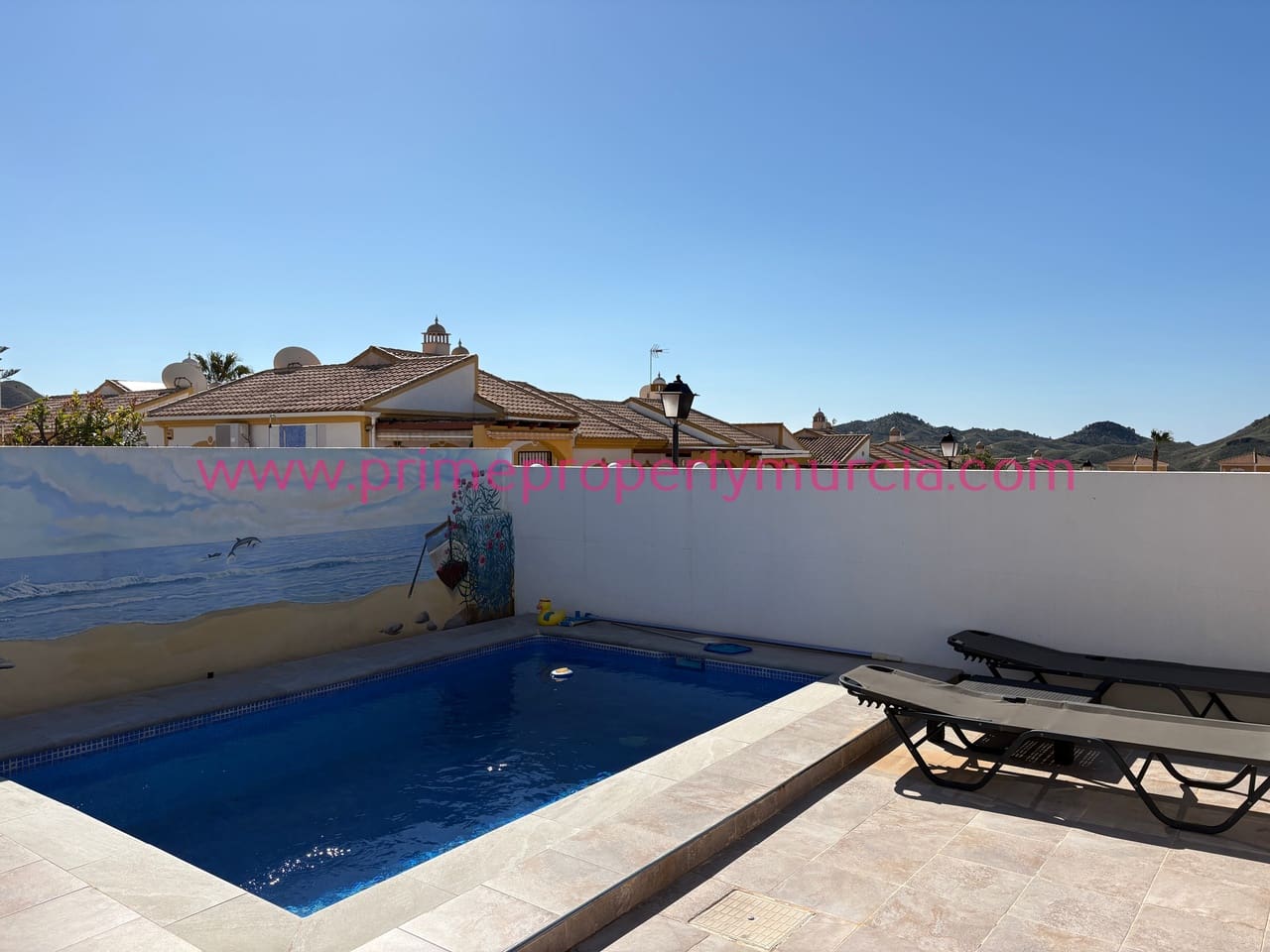 2 quarto Moradia Geminada para venda em Mazarron com piscina garagem - 170 000 € (Ref: 9733802)