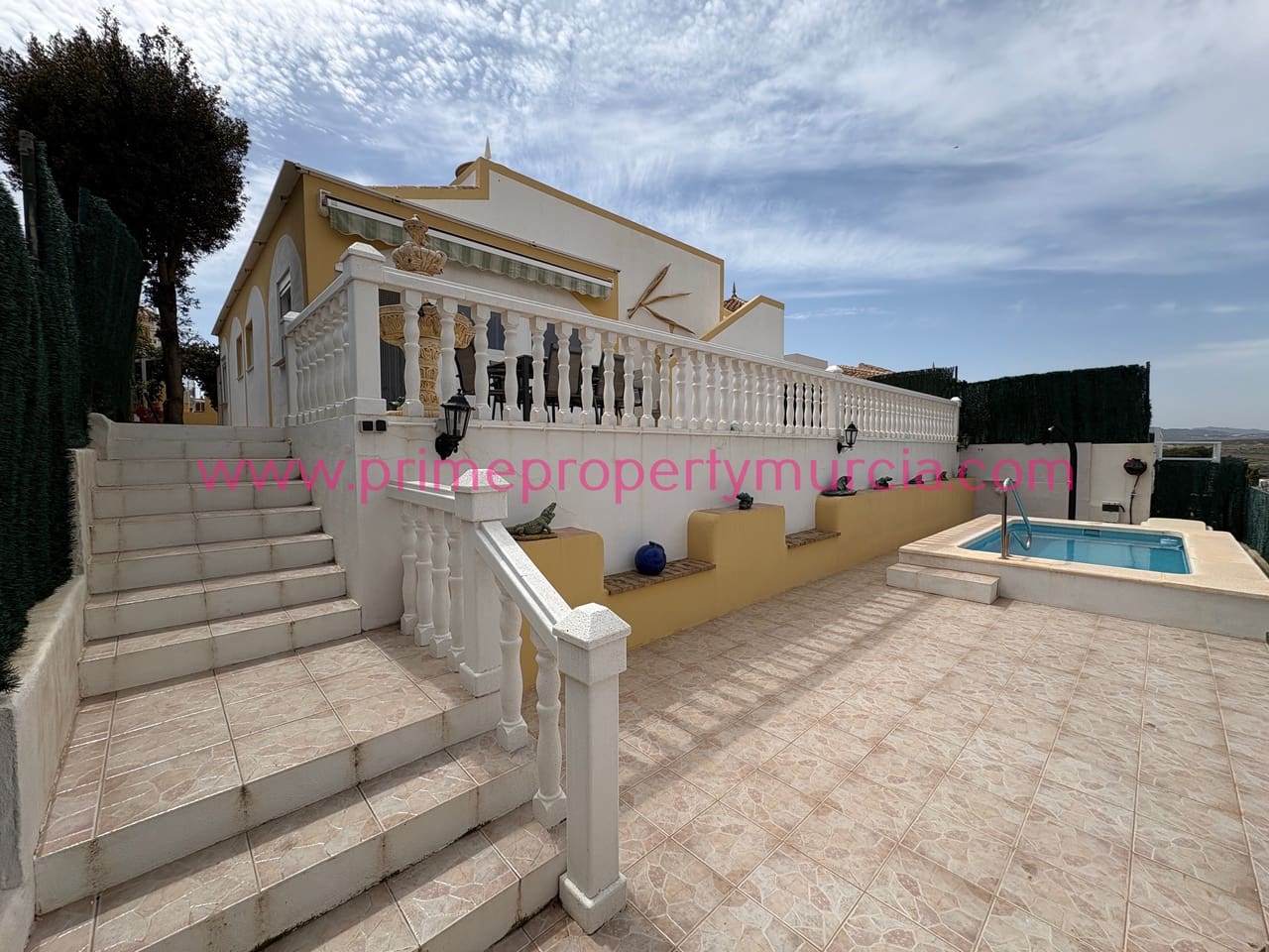 3 makuuhuone Huvila myytävänä paikassa Mazarron mukana uima-altaan 
autotalli - 270 000 € (Ref: 9751486)