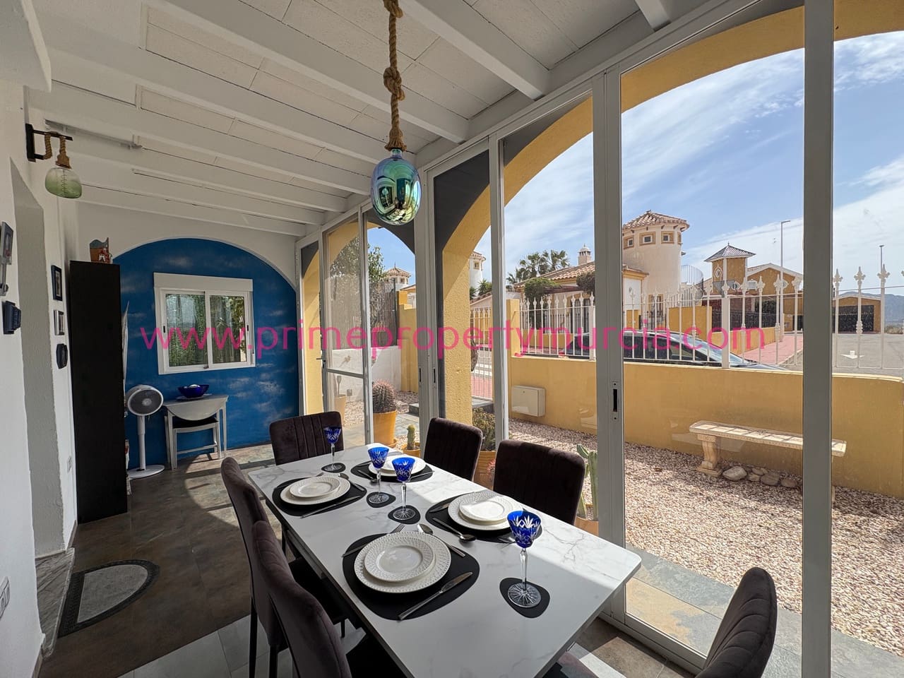 3 makuuhuone Huvila myytävänä paikassa Mazarron mukana uima-altaan 
autotalli - 270 000 € (Ref: 9751486)