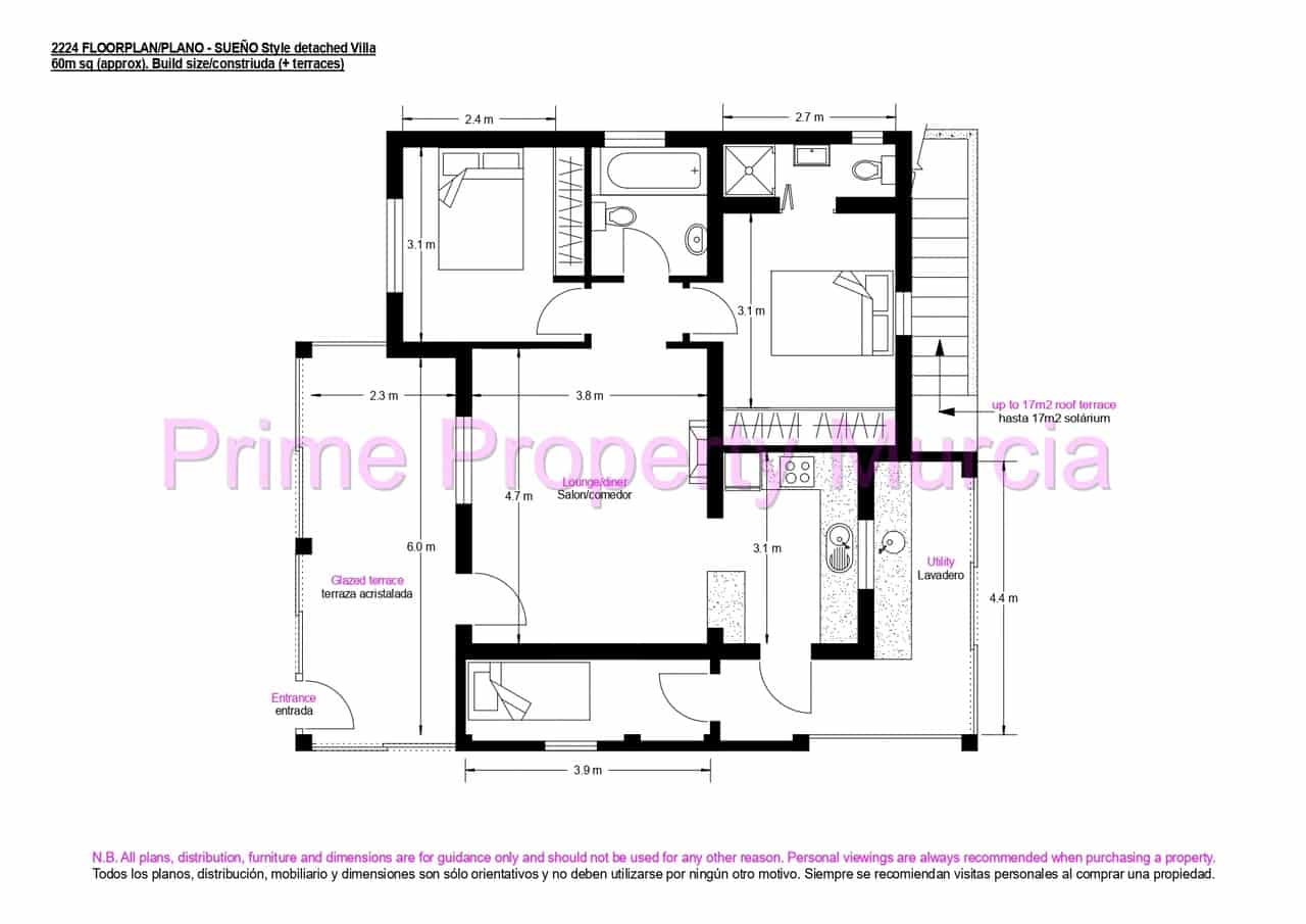 3 bedroom Villa for sale in Mazarron with pool garage - € 260,000 (Ref: 9751486)