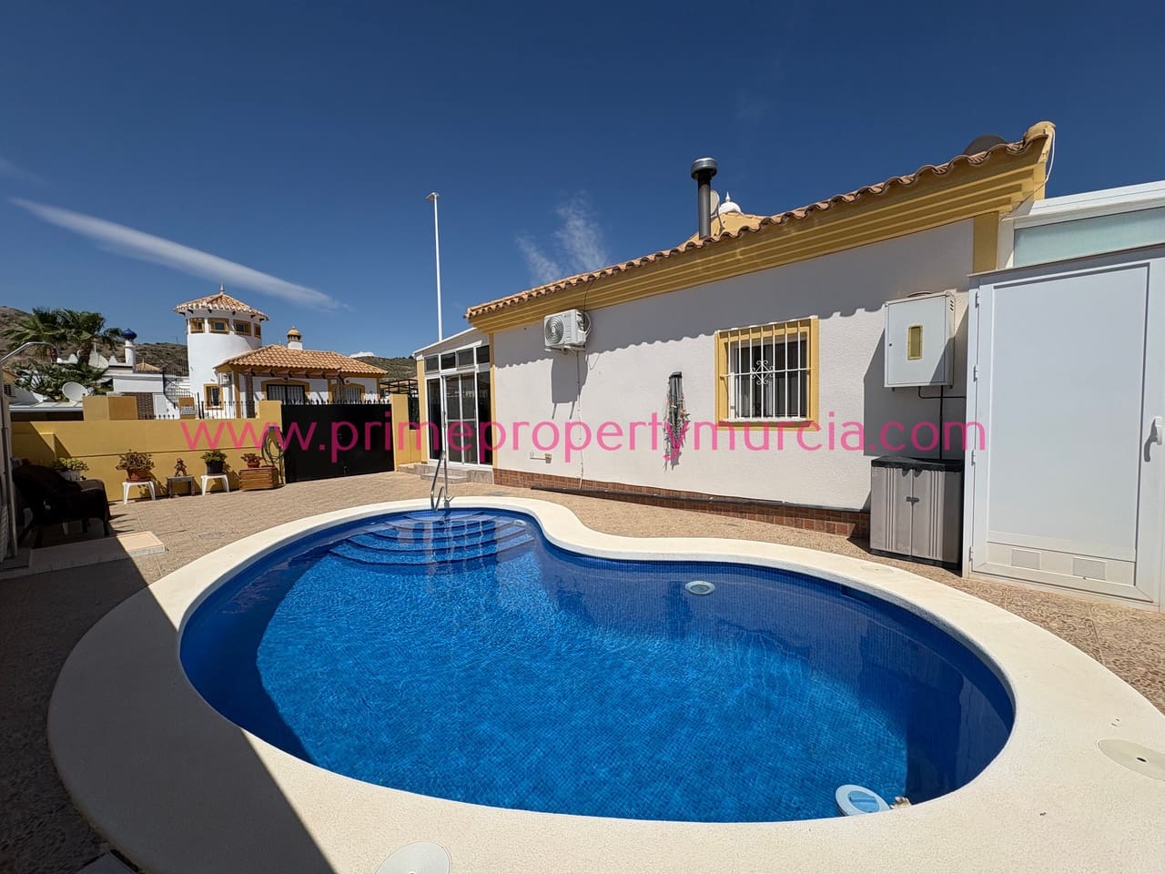 2 bedroom Semi-detached Villa for sale in Mazarron with pool garage - € 179,995 (Ref: 9815253)