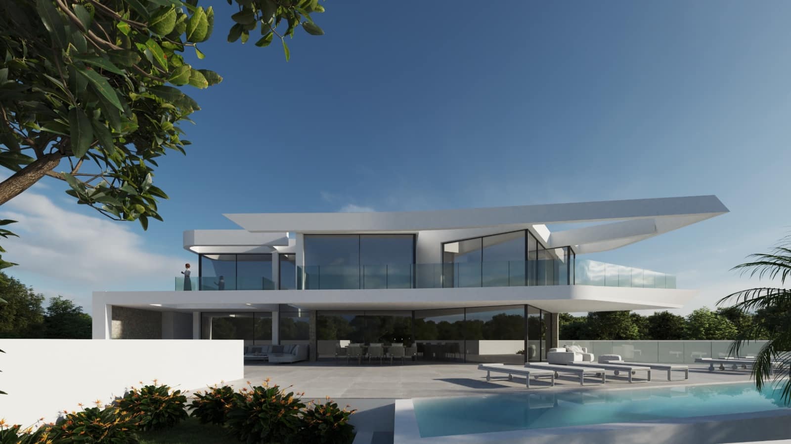 5 makuuhuone Huvila myytävänä paikassa Moraira mukana uima-altaan 
autotalli - 3 750 000 € (Ref: 7855650)