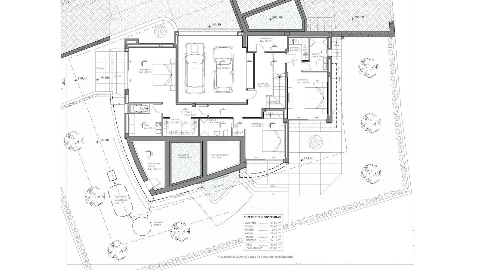 Chalet de 4 habitaciones en Calpe / Calp en venta con piscina garaje - 1.659.000 € (Ref: 8114375)