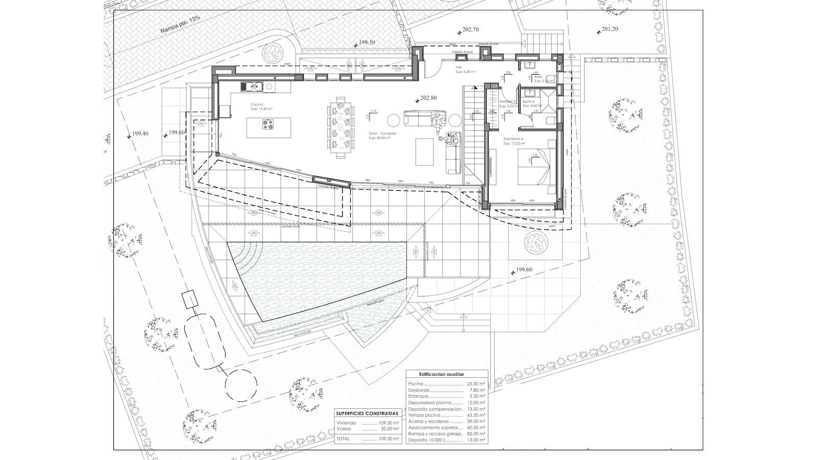 Chalet de 4 habitaciones en Calpe / Calp en venta con piscina garaje - 1.659.000 € (Ref: 8114375)