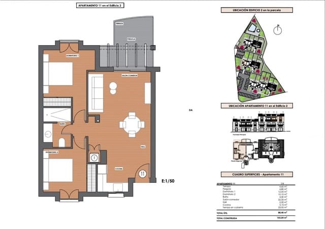 2 bedroom Apartment for sale in Dénia with pool - € 346,500 (Ref: 8505182)
