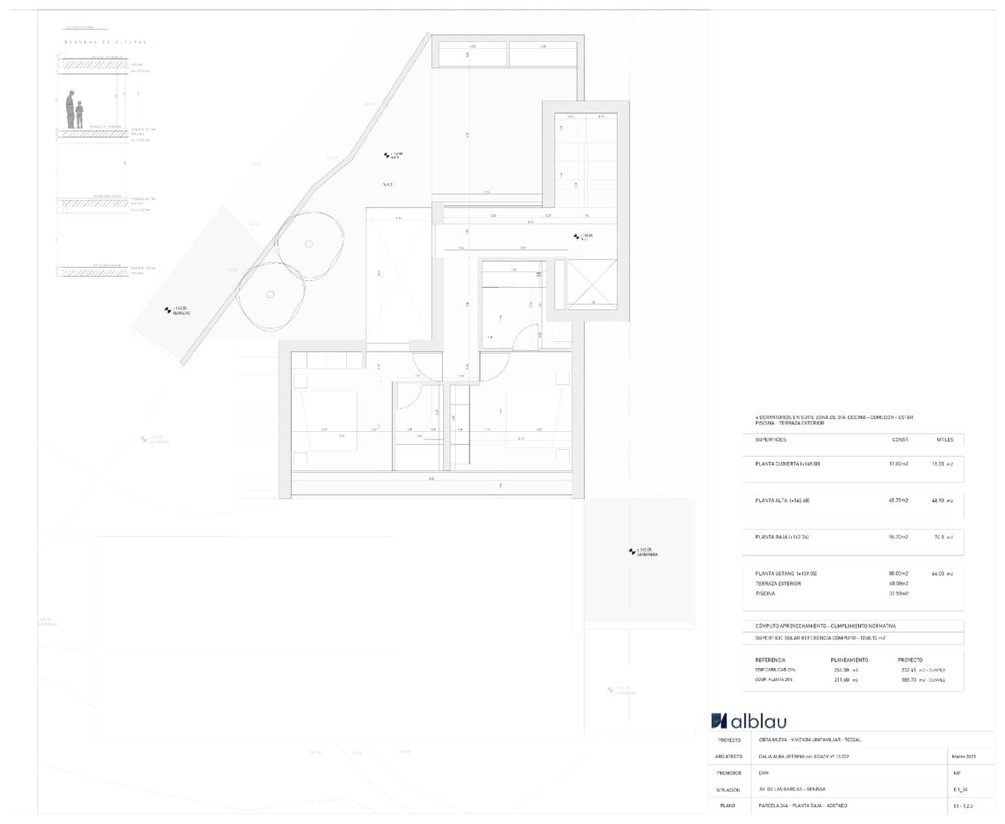 Chalet de 4 habitaciones en Benissa en venta con piscina garaje - 2.300.000 € (Ref: 8590073)