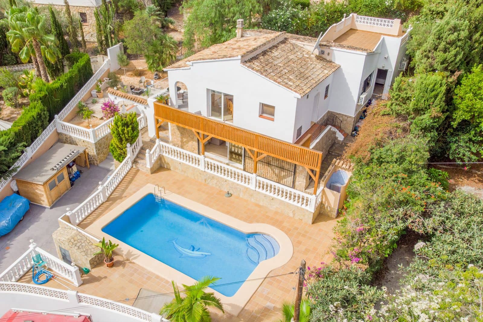 3 soverom Villa til salgs i Moraira med svømmebasseng garasje - € 599 000 (Ref: 9204060)