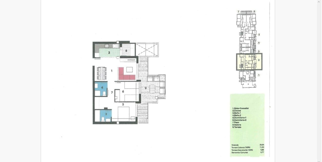 2 chambre Appartement à vendre à Denia avec piscine garage - 389 000 € (Ref: 9667152)