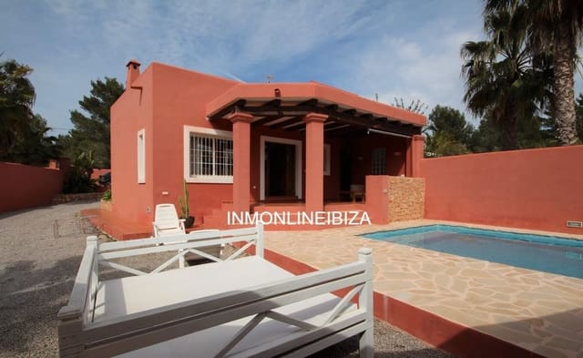 Villa/Maison de 2 chambres à louer à San Jose / Sant Josep de Sa Talaia avec piscine garage - 3 000 € (Ref: 4557326)