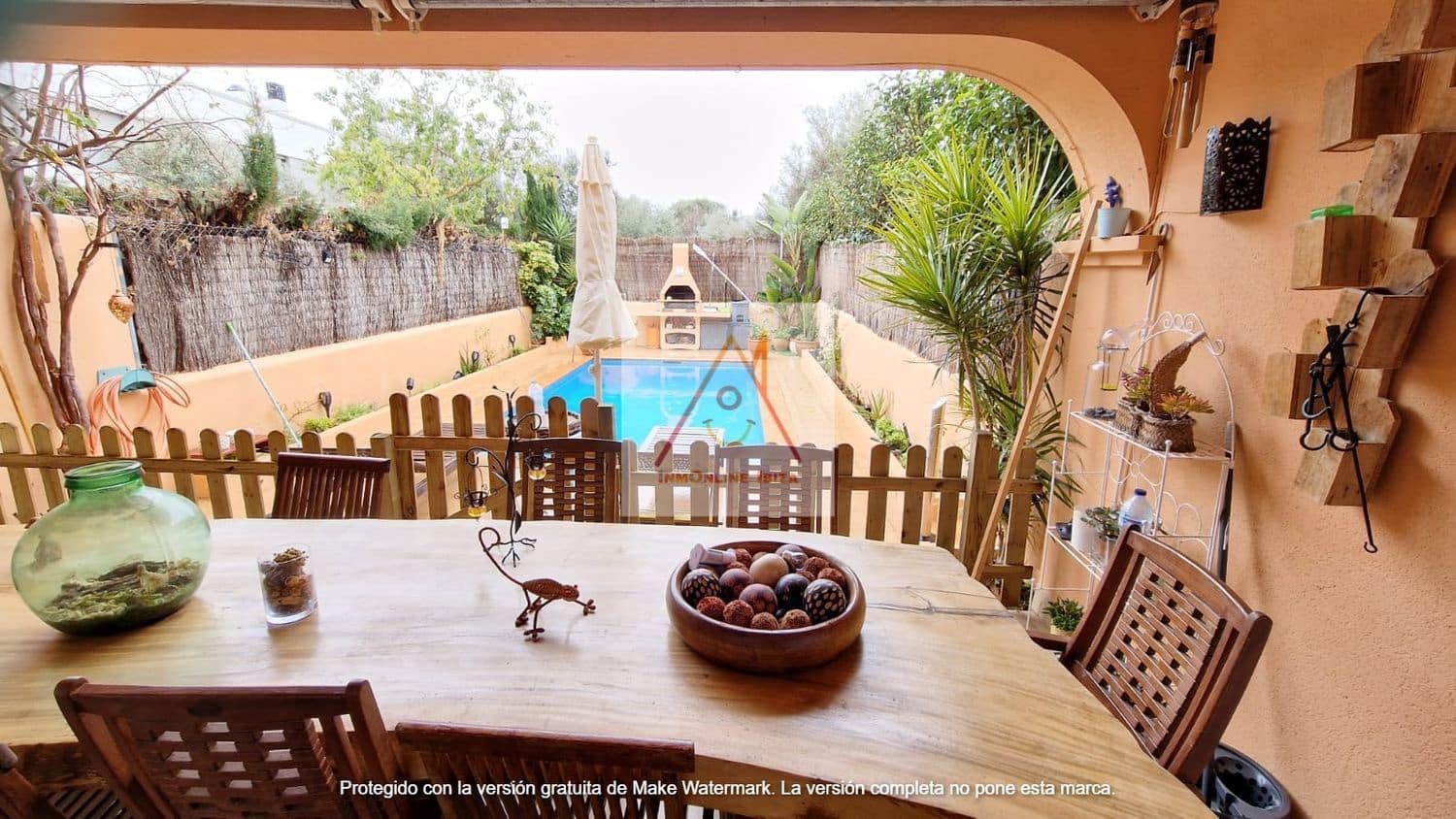 3 soveværelse Byhus til leje i Ibiza by med swimmingpool garage - € 5.000 (Ref: 7437835)