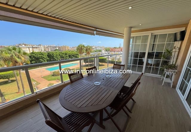 3 Zimmer Apartment zu vermieten in Ibiza / Eivissa Stadt mit Pool Garage - 3.500 € (Ref: 9703362)