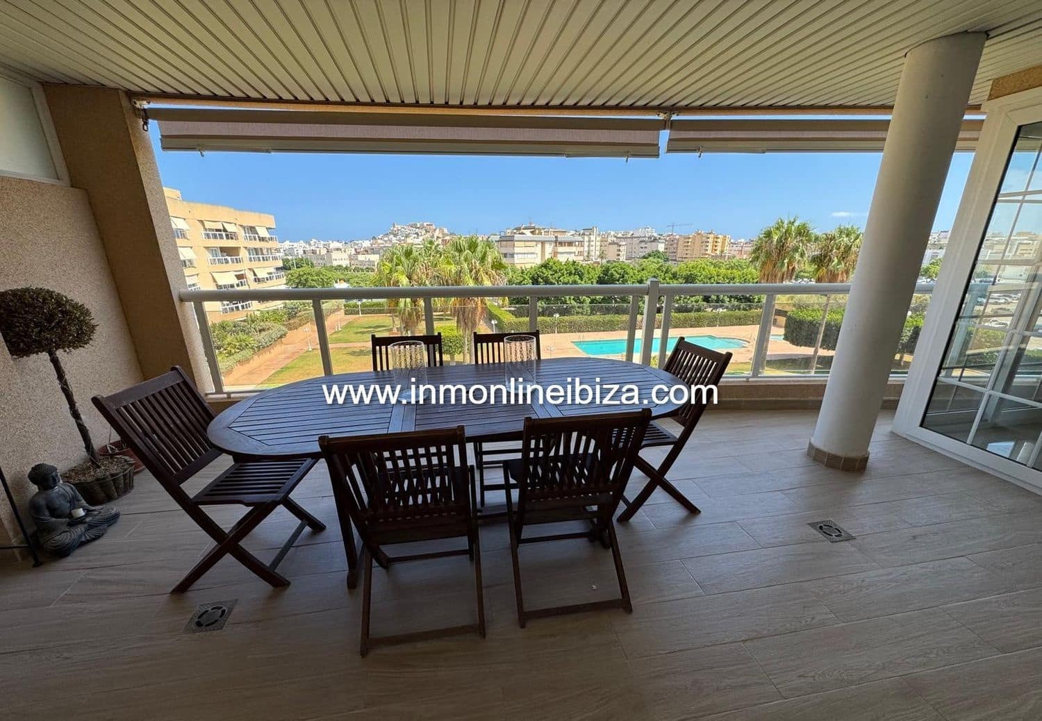 3 bedroom Apartment for rent in Ibiza / Eivissa town with pool garage - € 2,700 (Ref: 9859064)