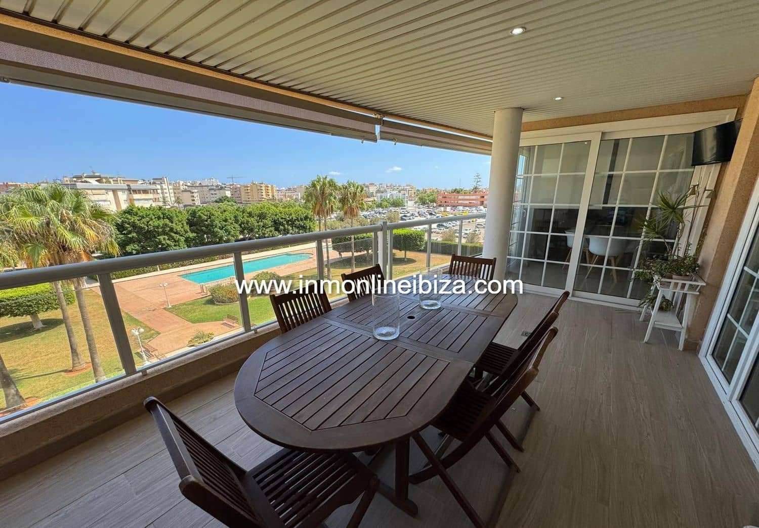 3 bedroom Apartment for rent in Ibiza / Eivissa town with pool garage - € 2,700 (Ref: 9859064)