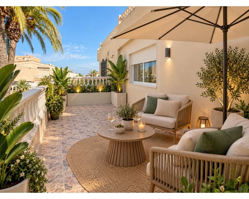 5 Zimmer Reihenhaus zu verkaufen in Cabo Cervera mit Garage - 275.000 € (Ref: 10070303)