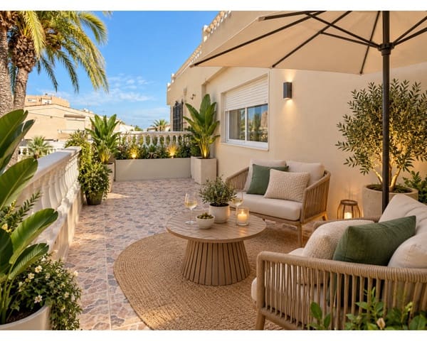 5 Zimmer Reihenhaus zu verkaufen in Cabo Cervera, Torrevieja mit Garage - 275.000 € (Ref: 10070303)