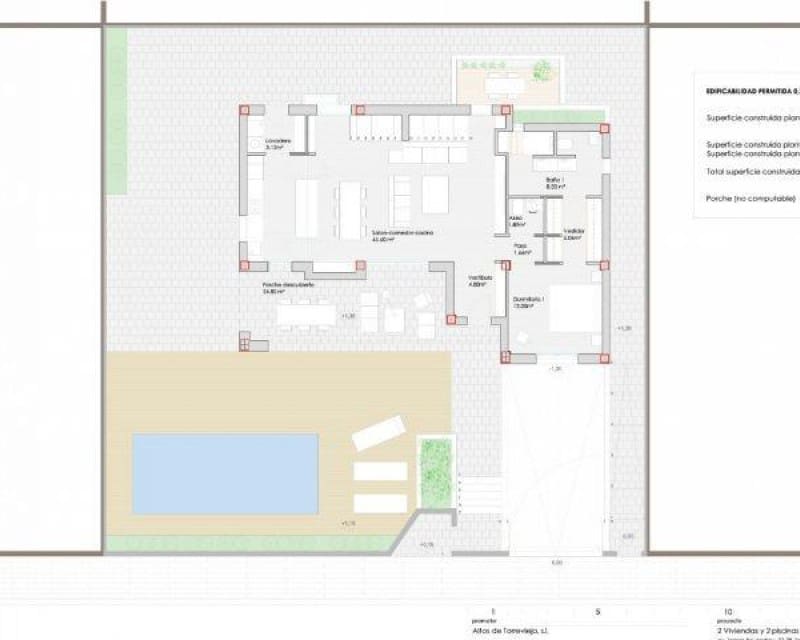 3 soveværelse Villa til salg i Los Altos med swimmingpool - € 750.000 (Ref: 8010096)