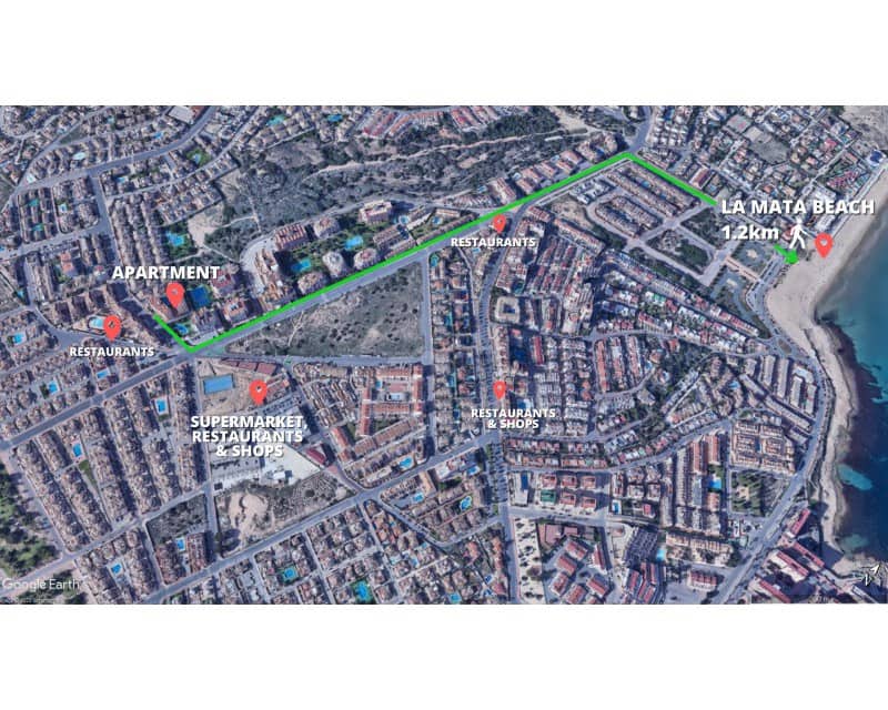 2 makuuhuone Huoneisto vuokrattavana paikassa Torrevieja mukana uima-altaan - 650 € (Ref: 8049668)