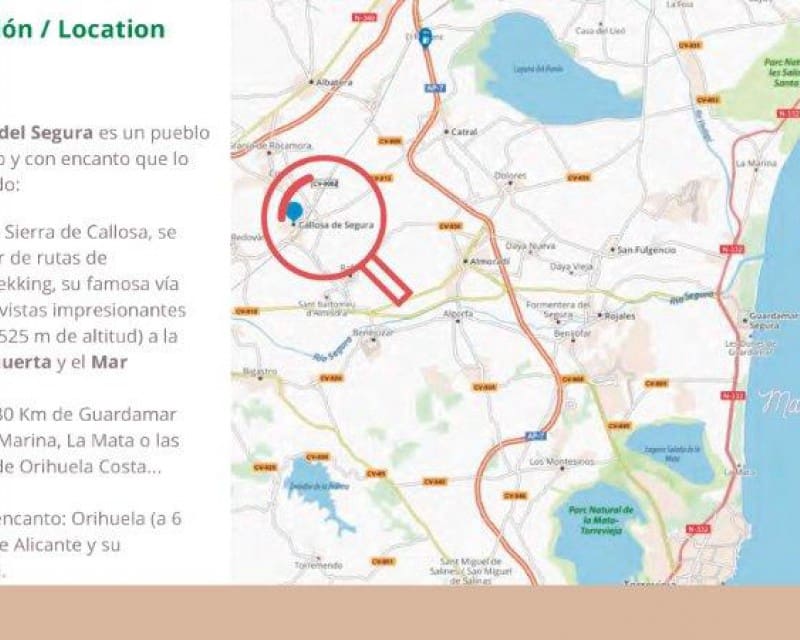 1 soveværelse Finca/Landehus til salg i Callosa de Segura - € 260.000 (Ref: 8246897)