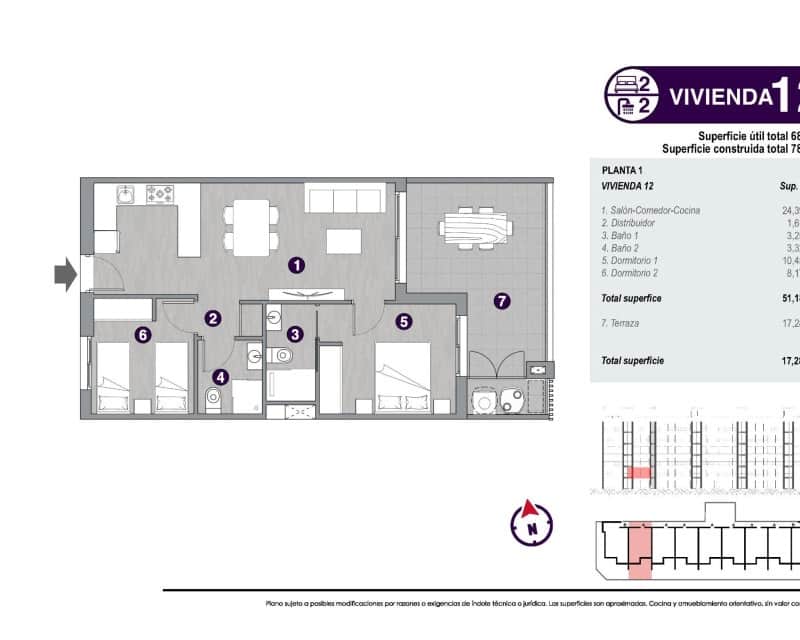 2 slaapkamer Appartement te koop in Torrevieja met zwembad garage - € 330.000 (Ref: 8287175)