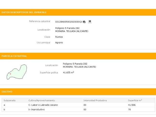 Terreno Non Edificato in vendita in Teulada Pueblo, Teulada-Moraira - 1.590.000 € (Rif: 9783256)