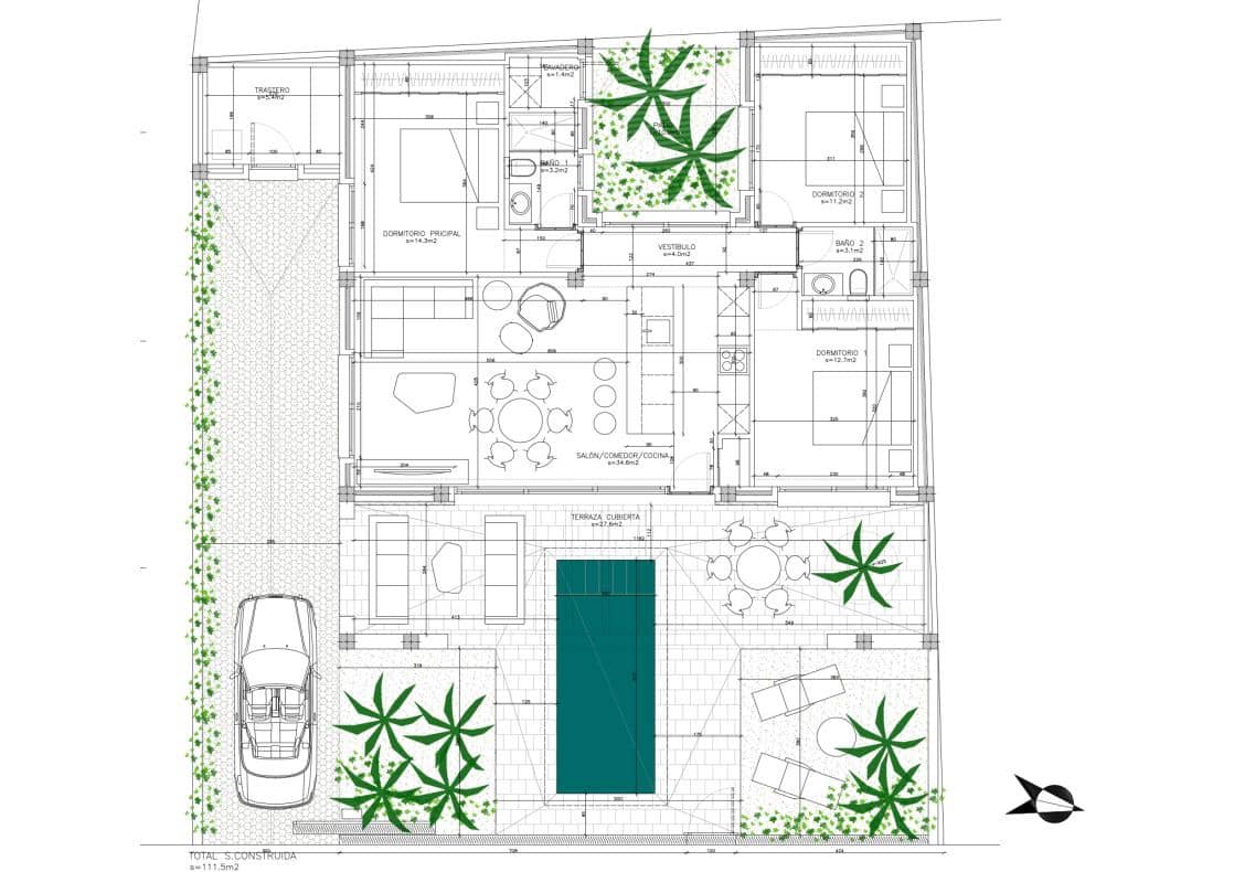 Chalet de 3 habitaciones en Santiago de la Ribera en venta - 550.000 € (Ref: 9097158)