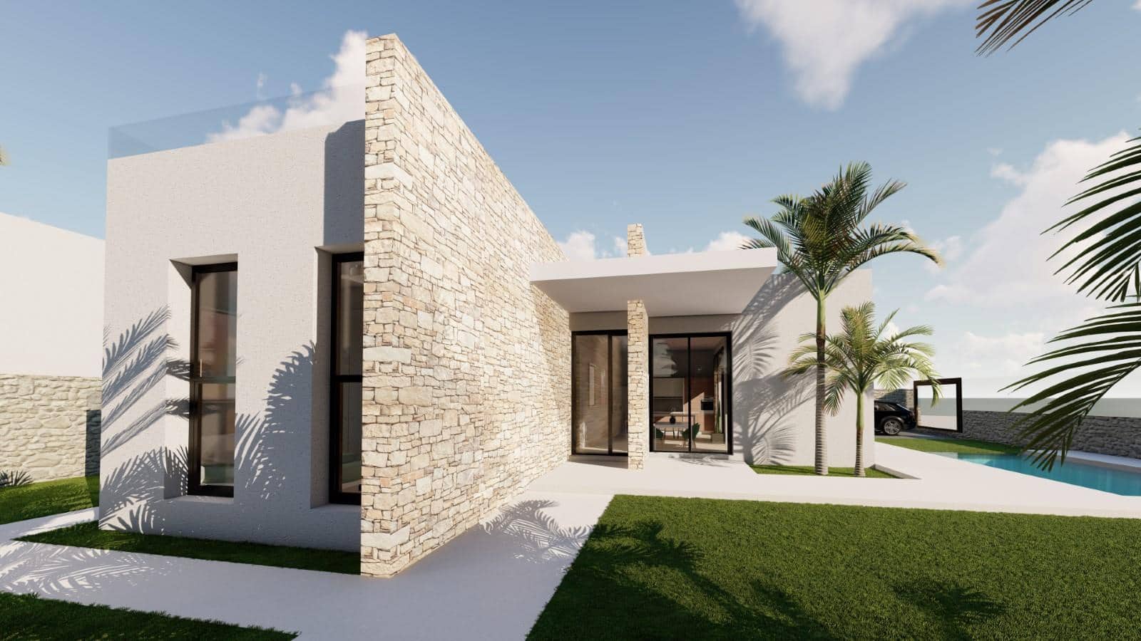 3 makuuhuone Huvila myytävänä paikassa La Manga del Mar Menor mukana uima-altaan - 950 000 € (Ref: 9272097)