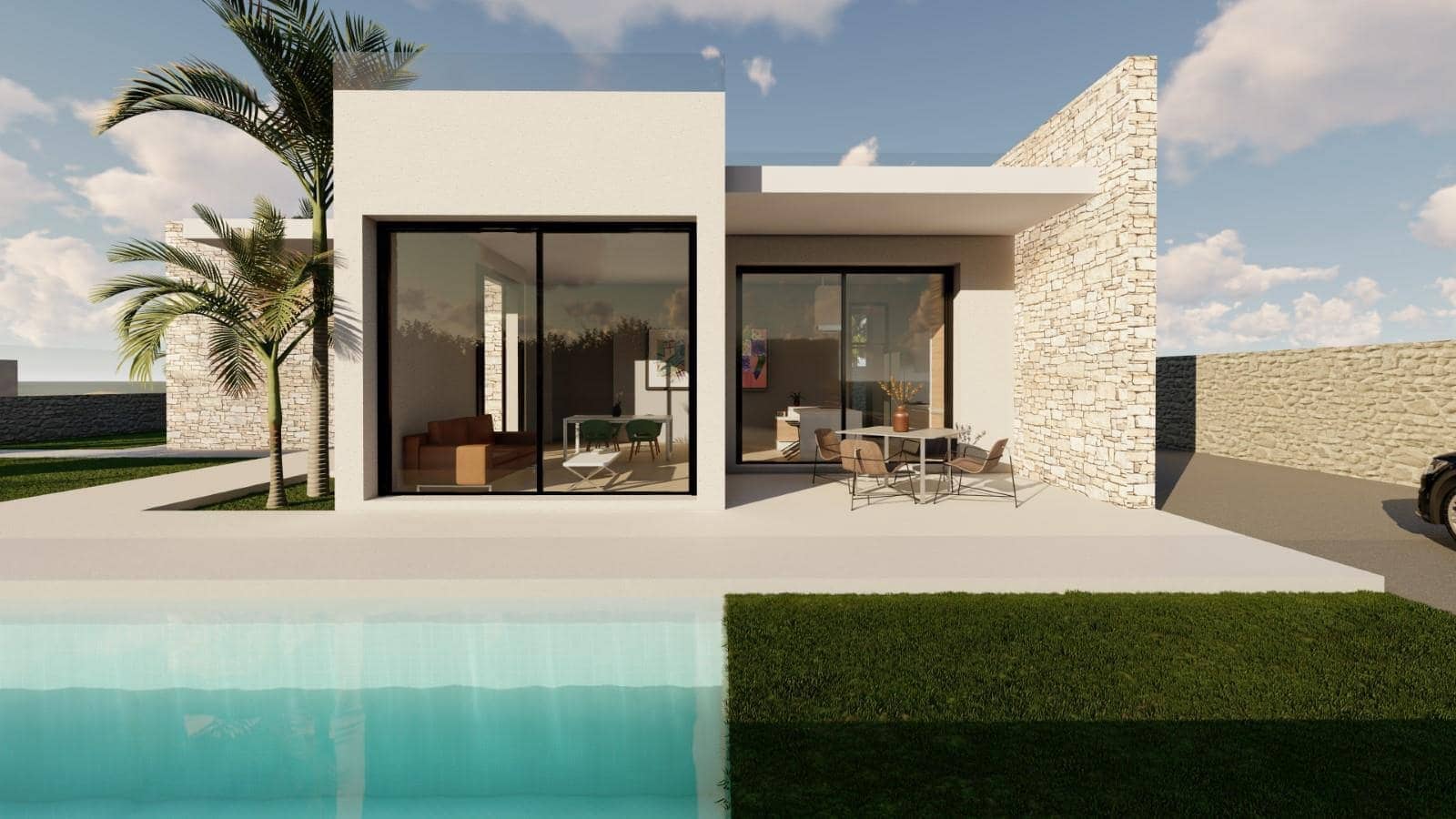 3 makuuhuone Huvila myytävänä paikassa La Manga del Mar Menor mukana uima-altaan - 950 000 € (Ref: 9272097)