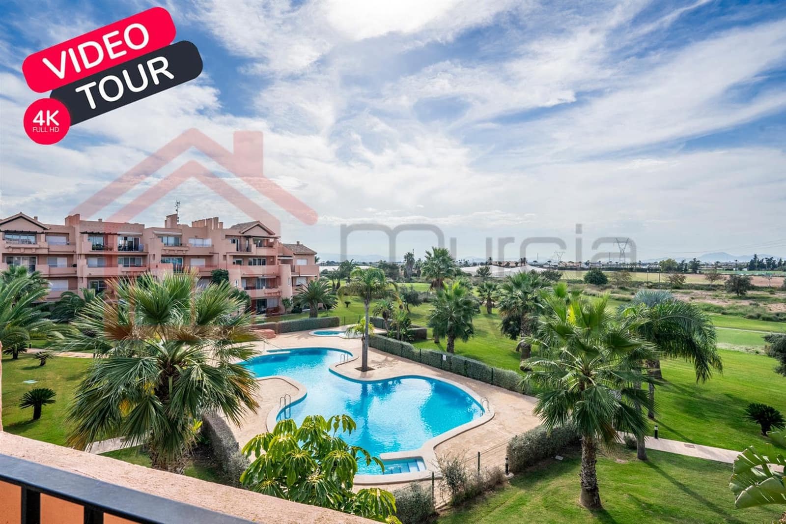 2 soveværelse Lejlighed til salg i Mar Menor Golf Resort med swimmingpool - € 190.000 (Ref: 9443056)