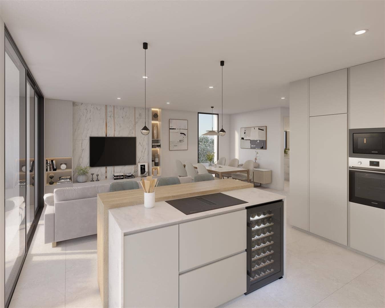 Chalet de 3 habitaciones en Hacienda del Alamo en venta con garaje - 619.000 € (Ref: 9735199)