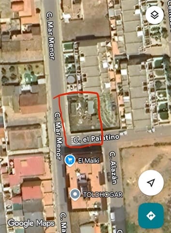 Byggetomt til salgs i Los Belones, Cartagena - € 180 000 (Ref: 9875672)