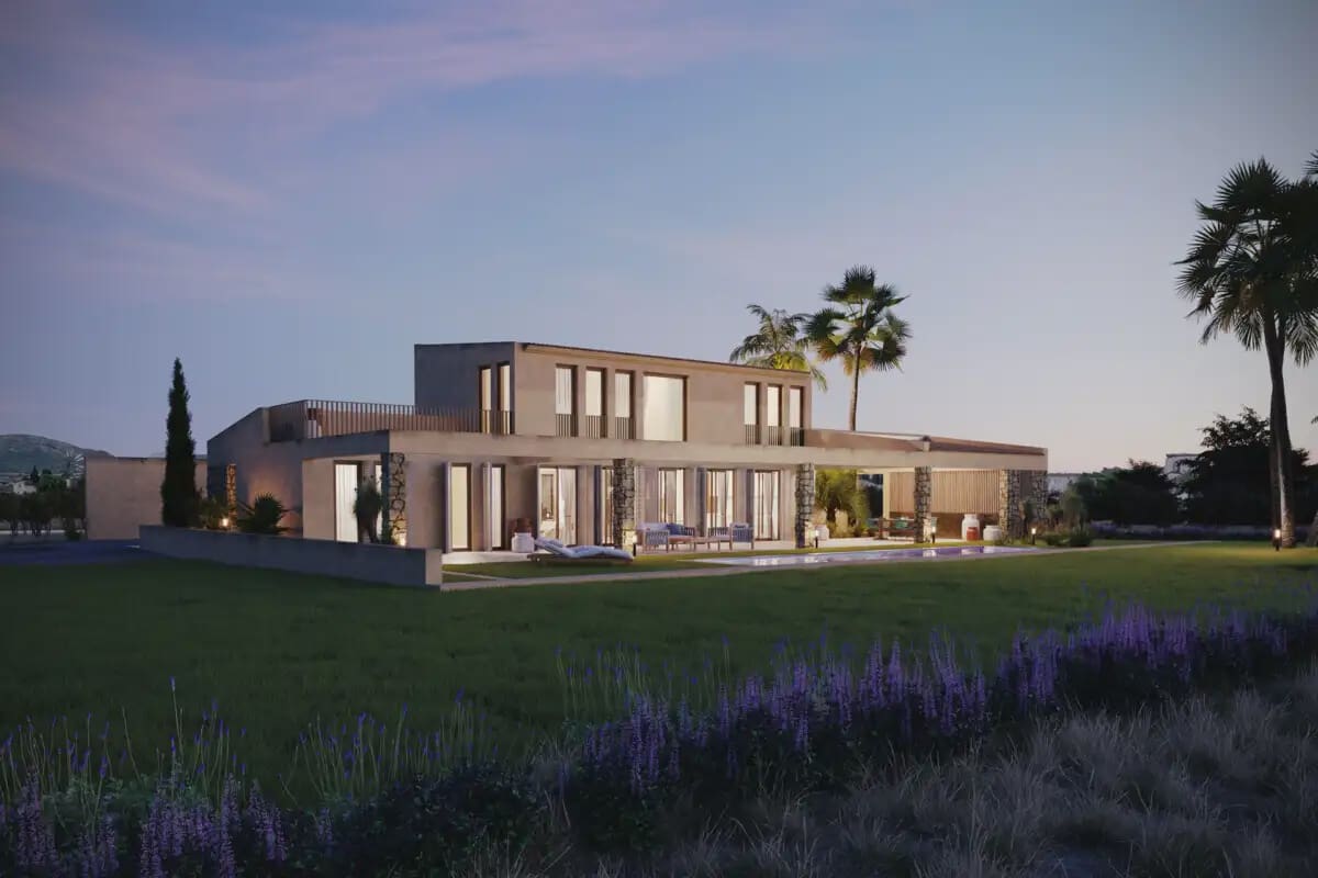 4 sypialnia Finka/Dom wiejski na sprzedaż w Muro z basenem garażem - 2 200 000 € (Ref: 9971544)