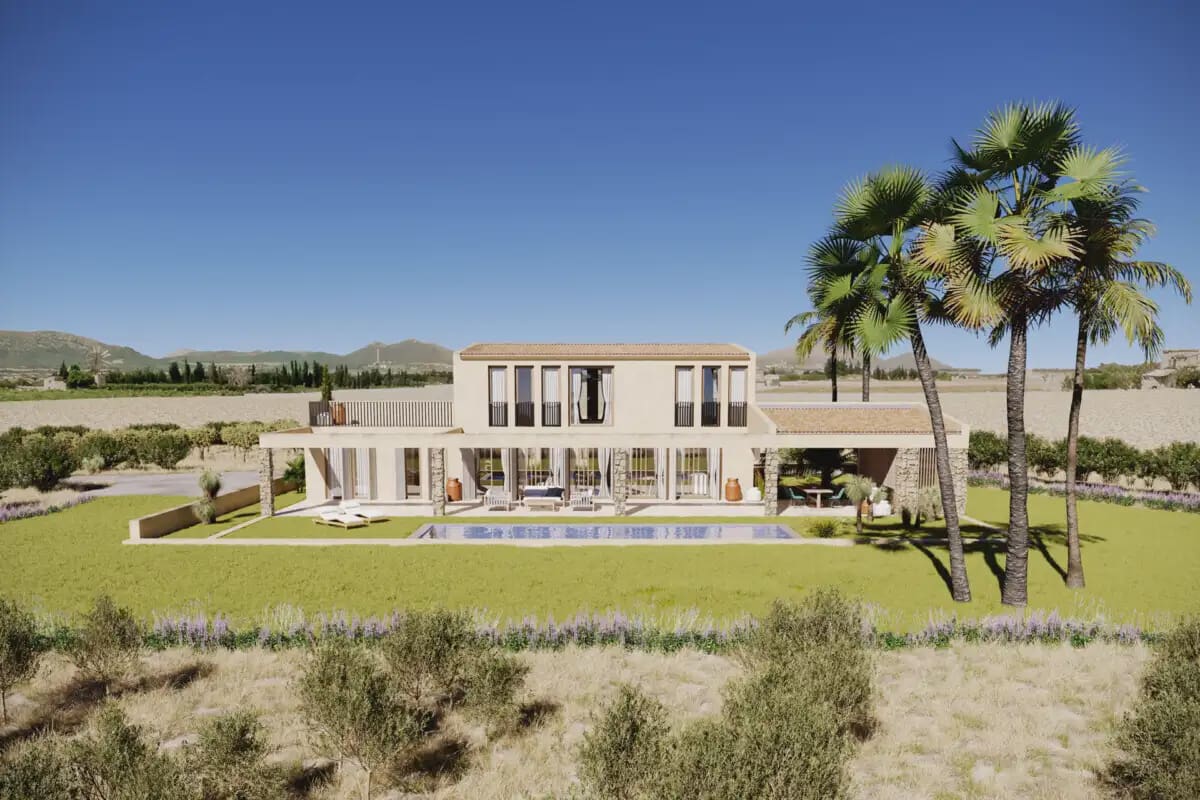 4 sypialnia Finka/Dom wiejski na sprzedaż w Muro z basenem garażem - 2 200 000 € (Ref: 9971544)
