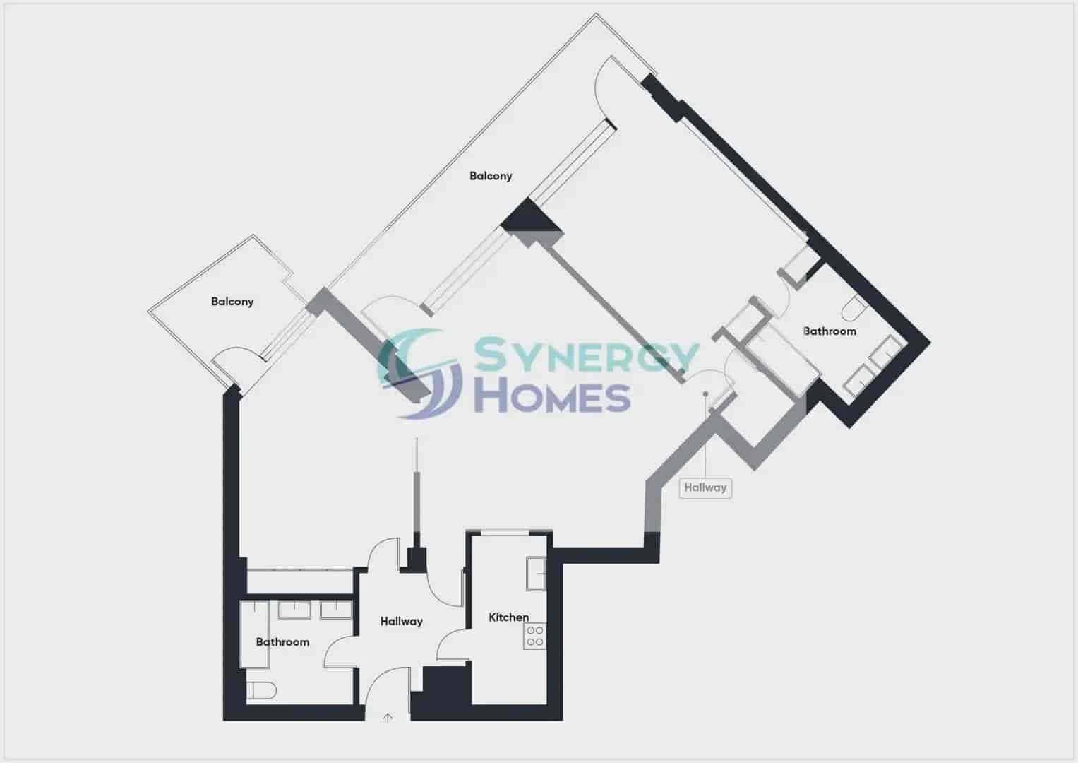 2 slaapkamer Penthouse te koop in Palma de Mallorca met zwembad - € 930.000 (Ref: 9971570)
