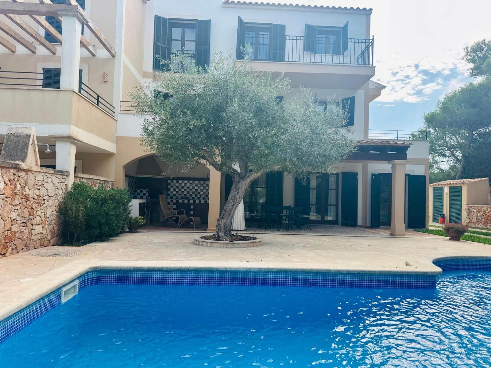 4 camera da letto Villetta Bifamiliare da affittare in Portocolom con piscina garage - 3.500 € (Rif: 10136388)