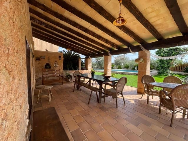 3 sovrum Finca/Hus på landet att hyra i Felanitx med pool - 2 500 € (Ref: 7565983)