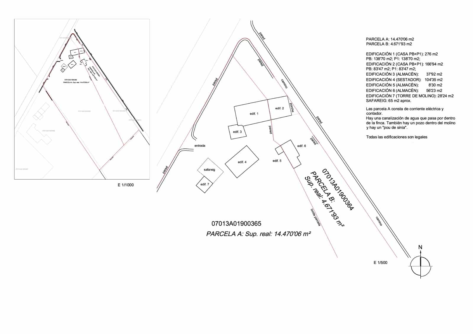 7 slaapkamer Finca/Landhuis te koop in Sa Rapita / La Rapita met garage - € 450.000 (Ref: 8049014)