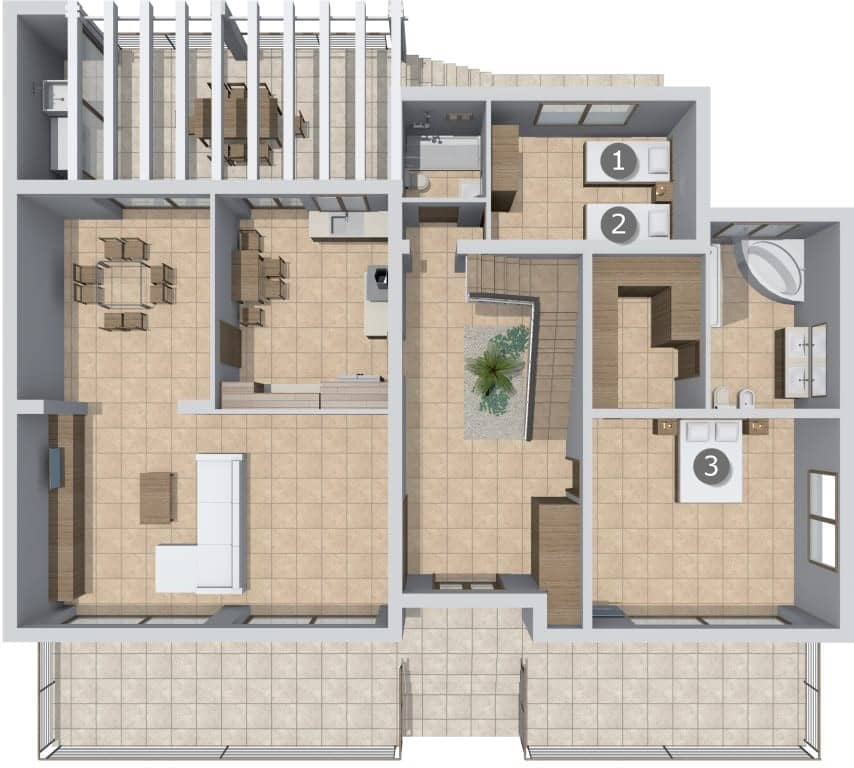 4 sovrum Radhus till salu i Felanitx med pool garage - 1 195 000 € (Ref: 8451436)