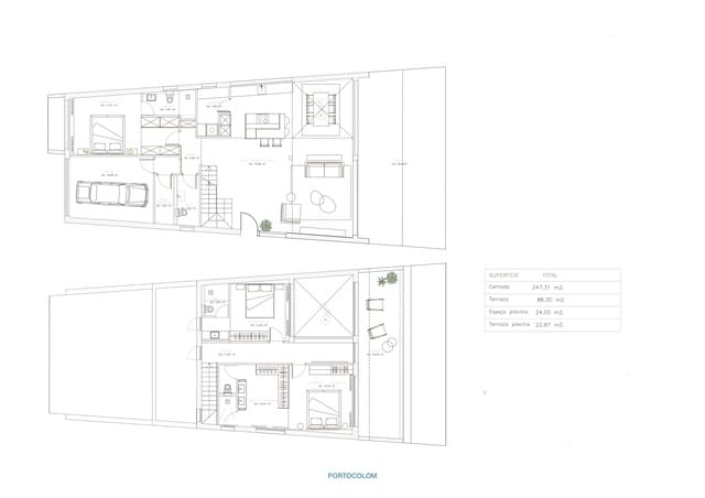Bauplatz zu verkaufen in Portocolom, Felanitx - 630.000 € (Ref: 9618436)