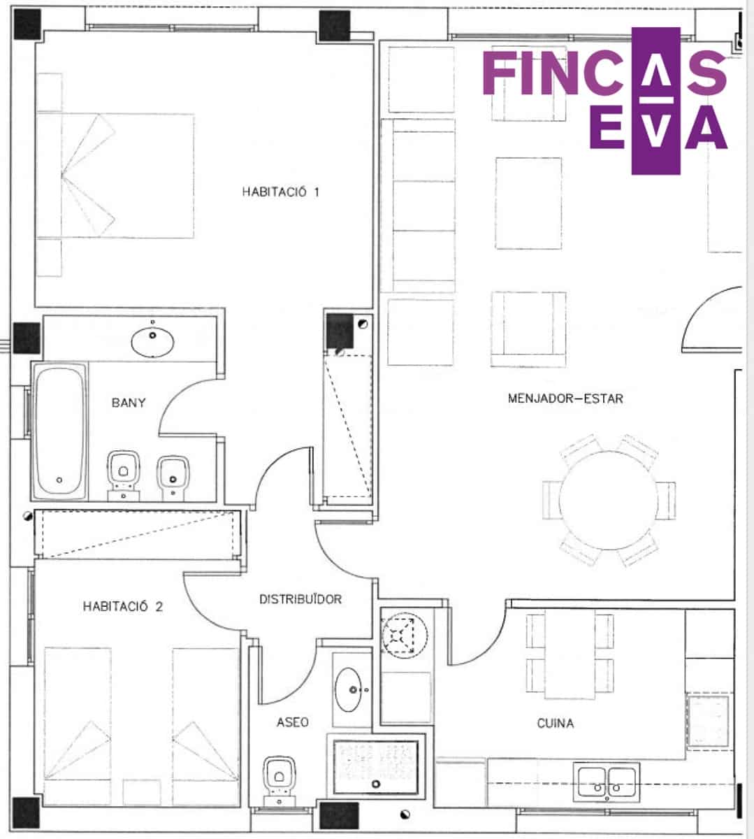 2 soveværelse Lejlighed til salg i Barcelona by med swimmingpool - € 1.140.000 (Ref: 8572674)
