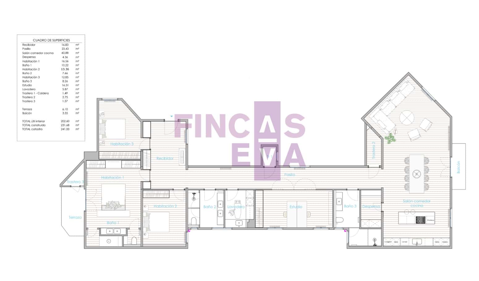 4 soverom Leilighet til salgs i Barcelona by - € 1 985 000 (Ref: 9453585)