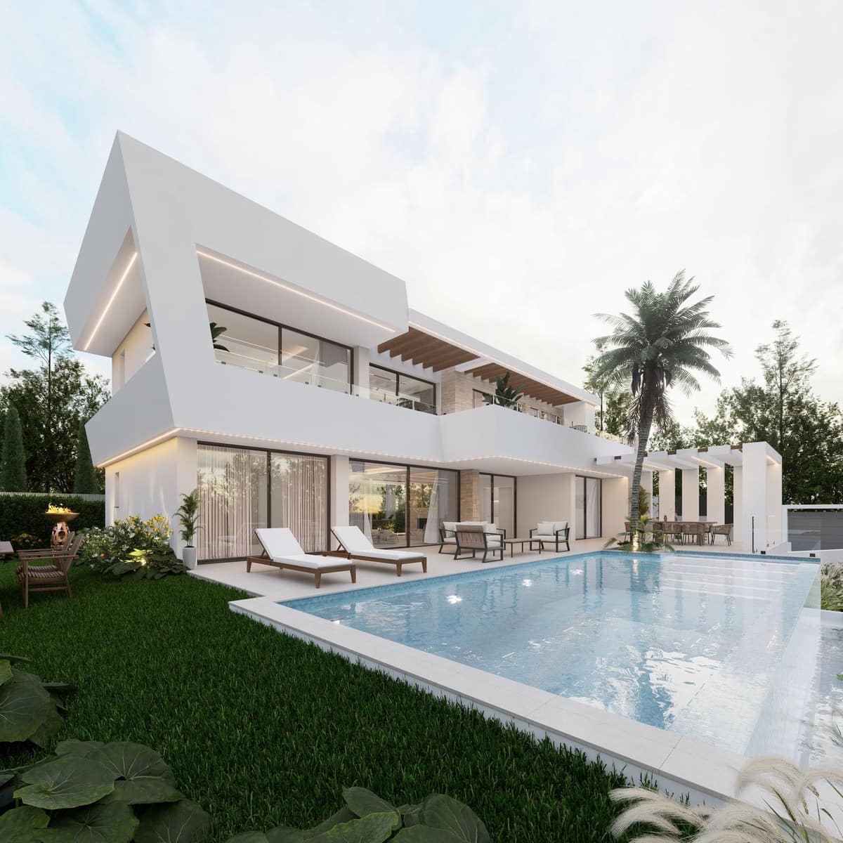 4 soveværelse Villa til salg i Estepona med swimmingpool garage - € 1.395.000 (Ref: 9759467)