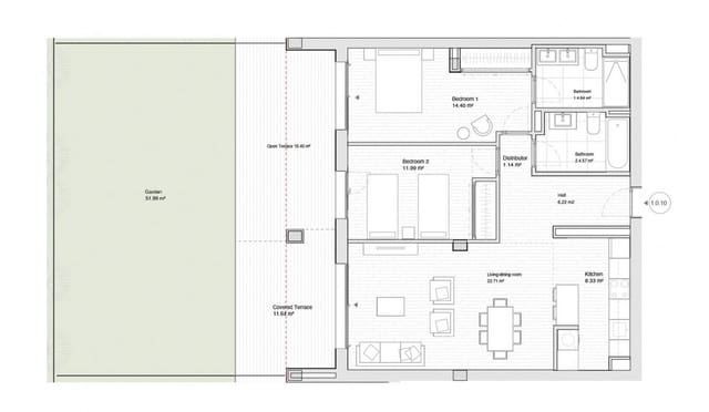 2 chambre Appartement à vendre à Centro, Estepona avec piscine garage - 635 000 € (Ref: 9769136)