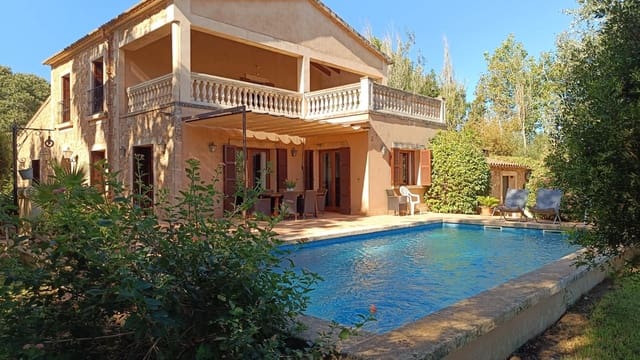 4 sovrum Finca/Hus på landet till salu i Manacor med pool garage - 1 490 000 € (Ref: 10043129)