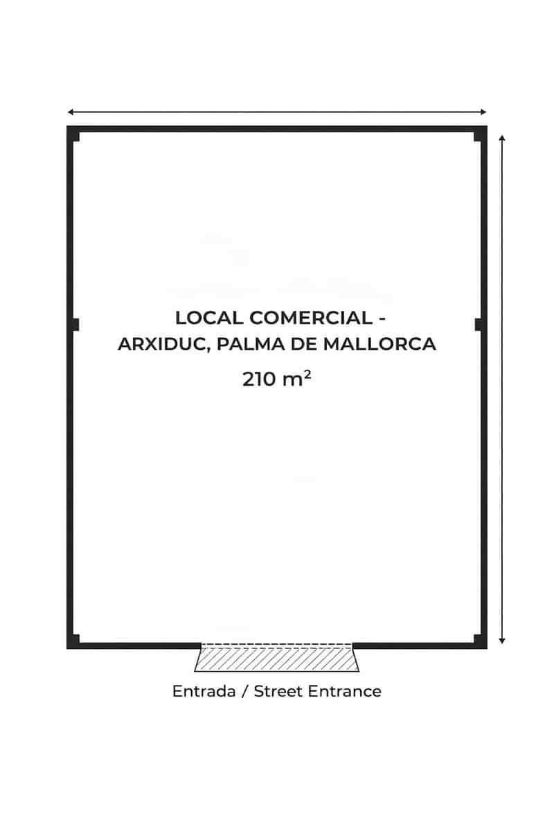 Comercial para venda em Palma de Mallorca - 319 000 € (Ref: 10100289)