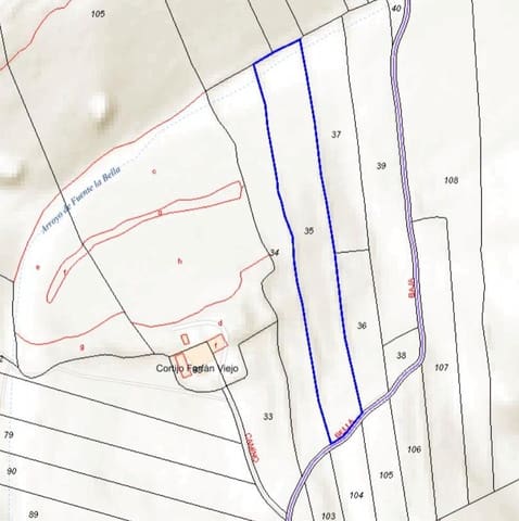 Rakentamaton maa myytävänä paikassa Guadahortuna - 65 460 € (Ref: 10102746)